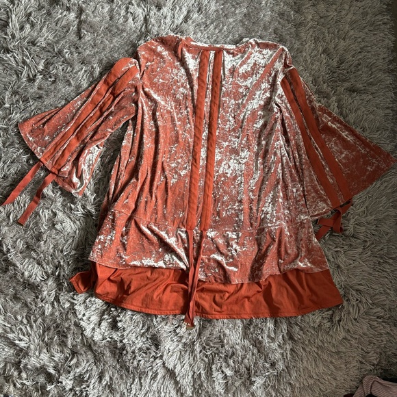 Hot as Hell Crushed Velvet Rose Mini Dress - Picture 2 of 3